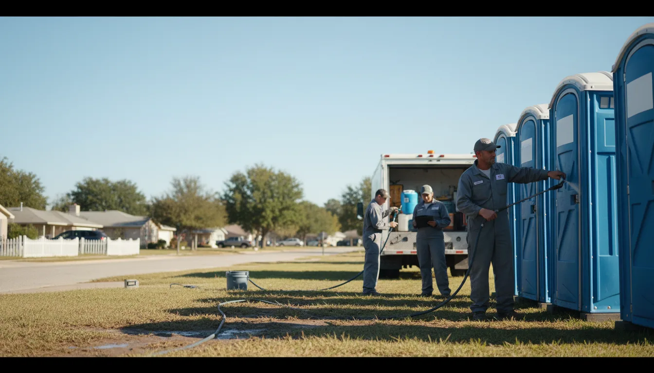 Long-Term Portable Toilet Rental in Hobart, OK near me